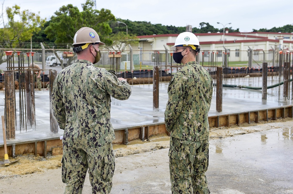 30NCR Commander Visits NMCB-3 Project Sites