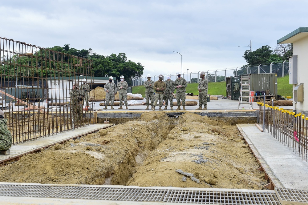 30NCR Commander Visits NMCB-3 Project Sites