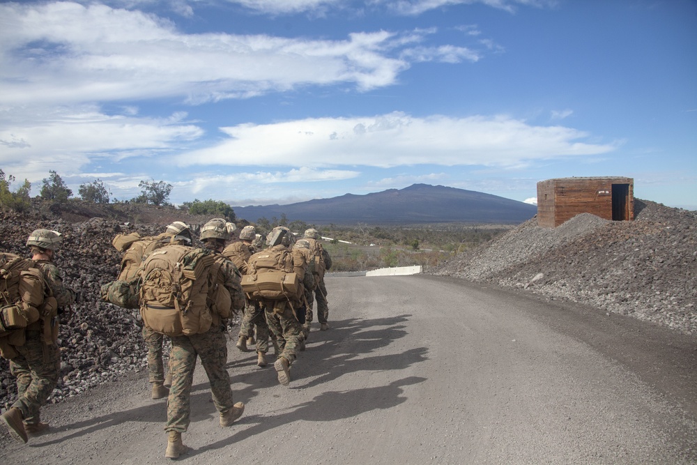 BLT 1/4 Marines, Sailors conduct live-fire range at Pohakuloa Training Area