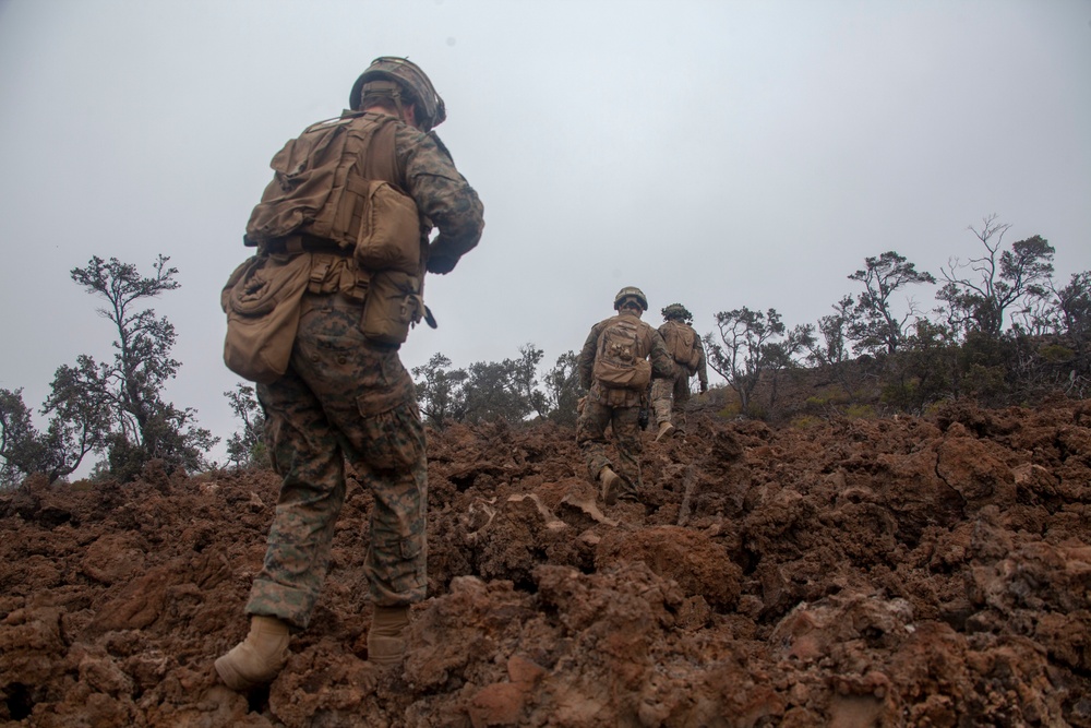 BLT 1/4 Marines, Sailors conduct live-fire range at Pohakuloa Training Area