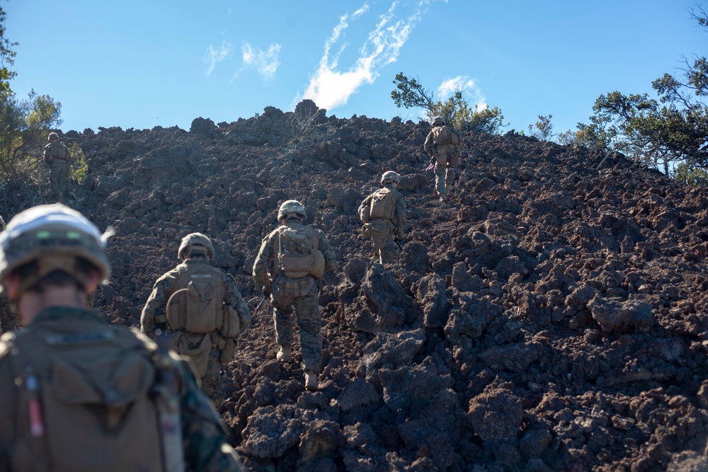 BLT 1/4 Marines, Sailors conduct live-fire range at Pohakuloa Training Area