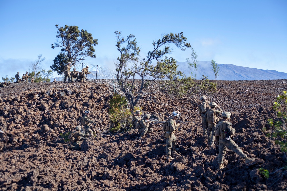 BLT 1/4 Marines, Sailors conduct live-fire range at Pohakuloa Training Area