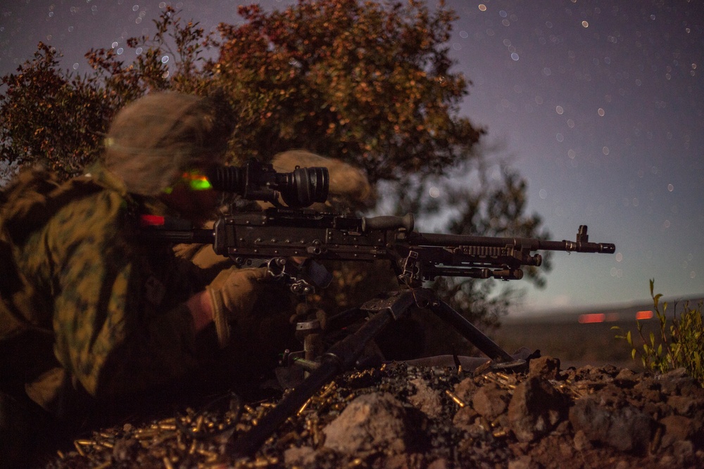 BLT 1/4 Marines, Sailors conduct live-fire range at Pohakuloa Training Area