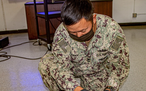MSRON 11 Conducts Tactical Combat Casualty Care onboard NWS Seal Beach