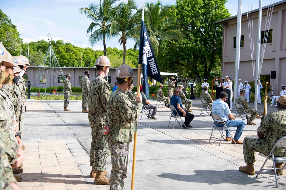 Seabees Honor Fallen Pearl Harbor Sailors at Diego Garcia Ceremony