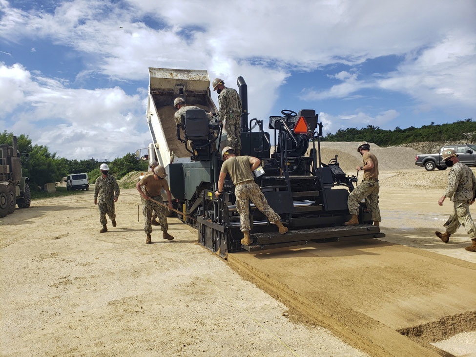 Seabees Prepare for Tinian Road Paving