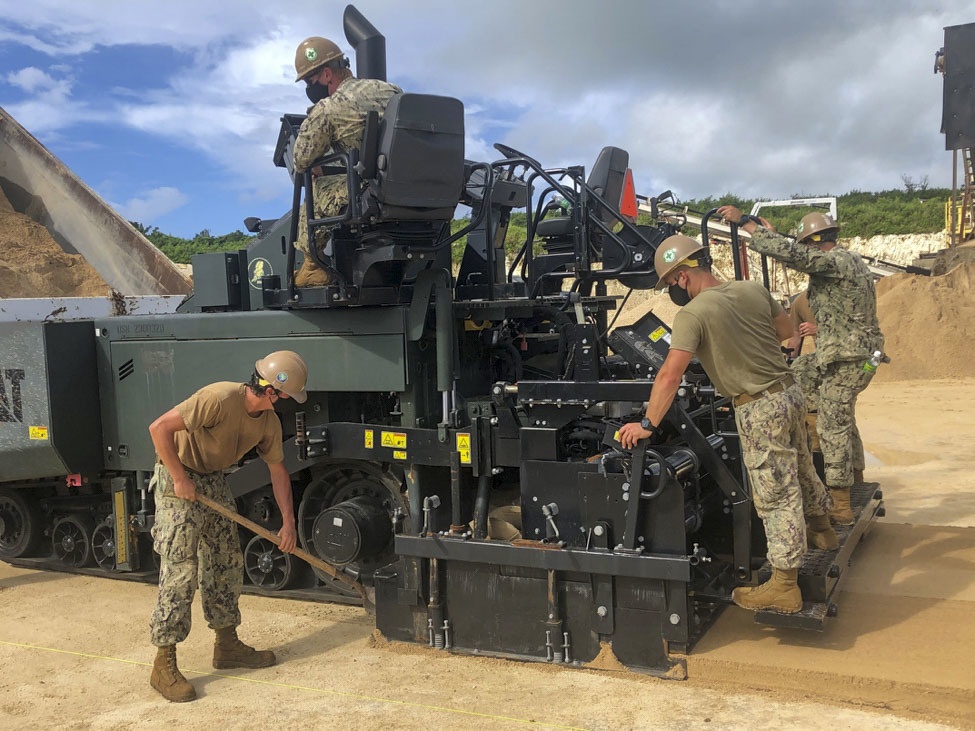 Seabees Prepare for Tinian Road Paving