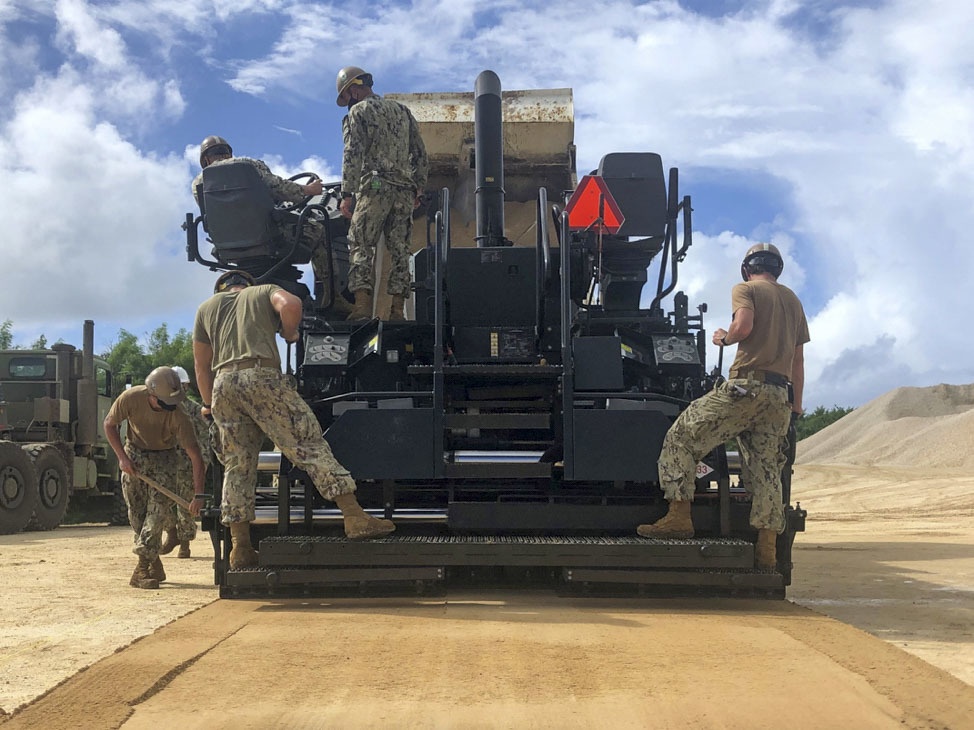 Seabees Prepare for Tinian Road Paving