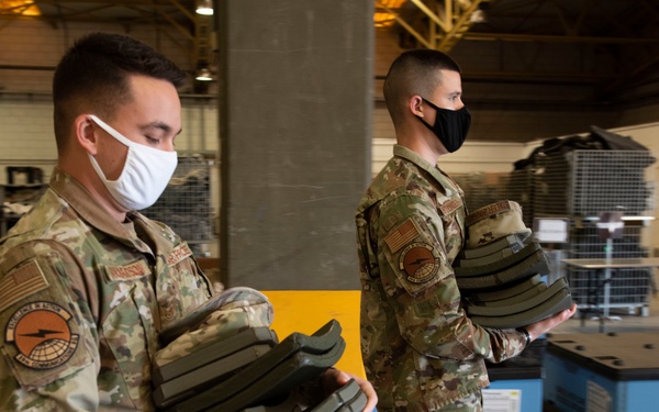 Departing IPE with new armor plates