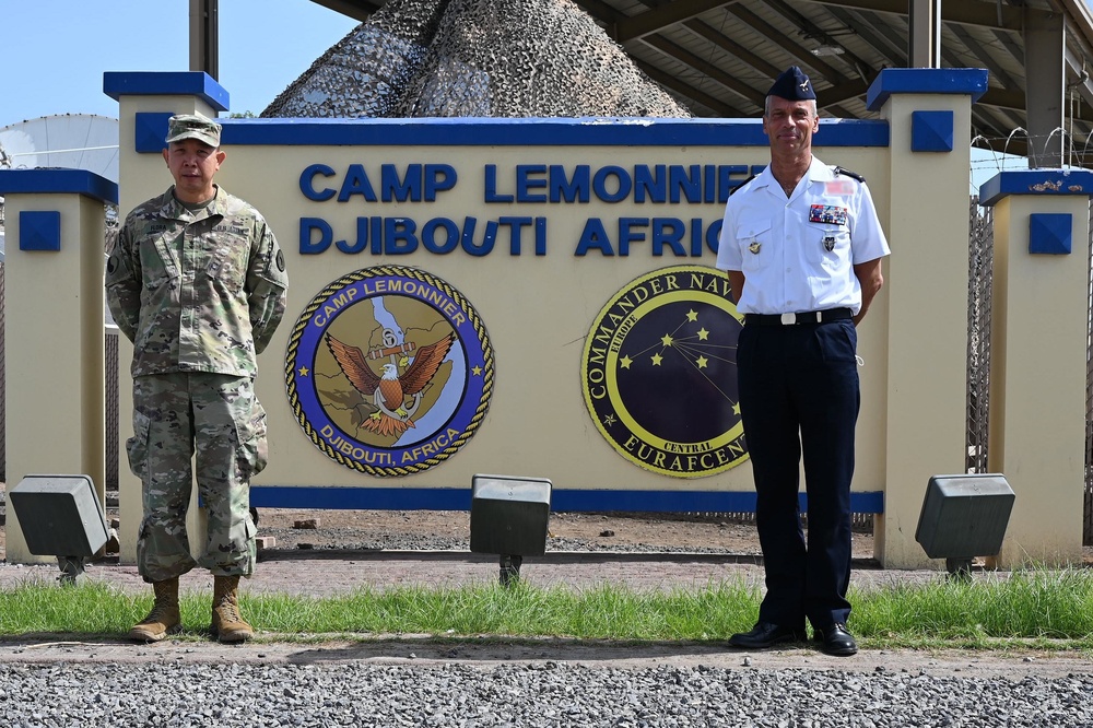 French Air Brigade General visits CJTF-HOA