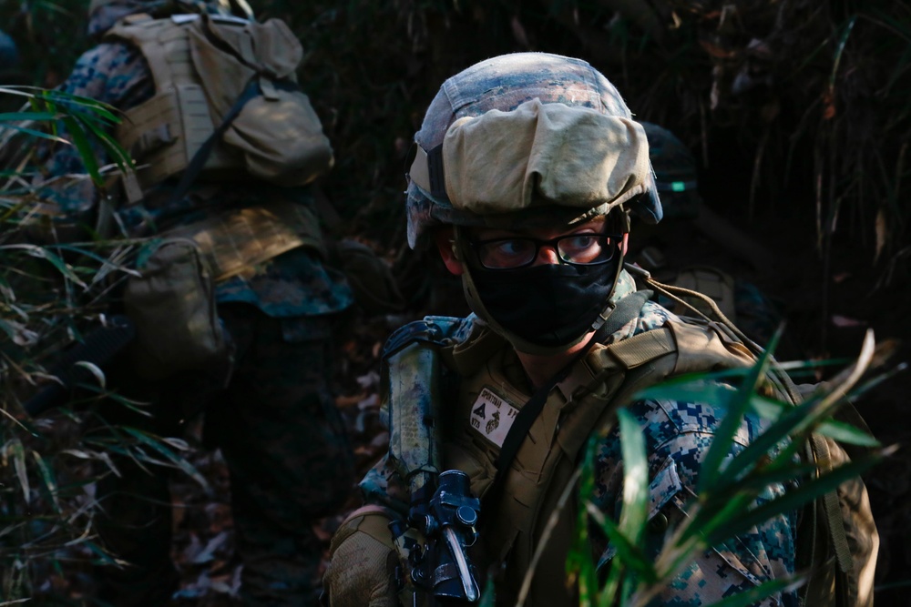 Forest Light: JGSDF’s 30th Infantry Regiment, 3/8 conducts infiltration tactics training