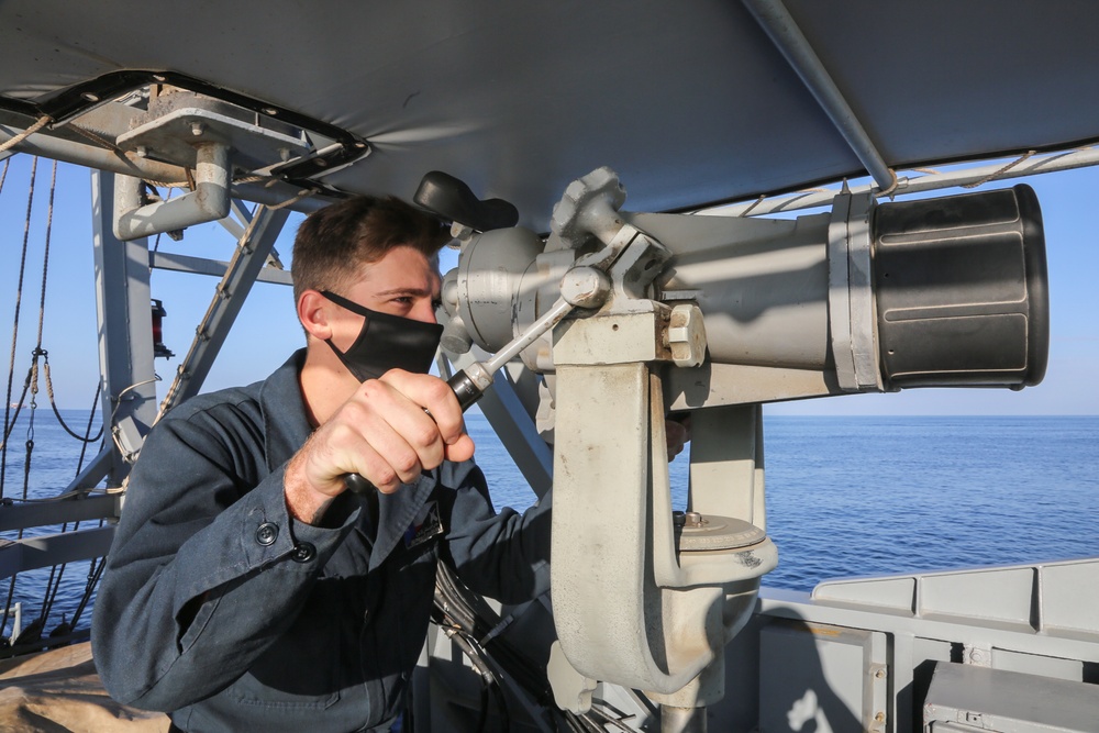 USS Tempest (PC-2) Underway to the Gulf of Oman
