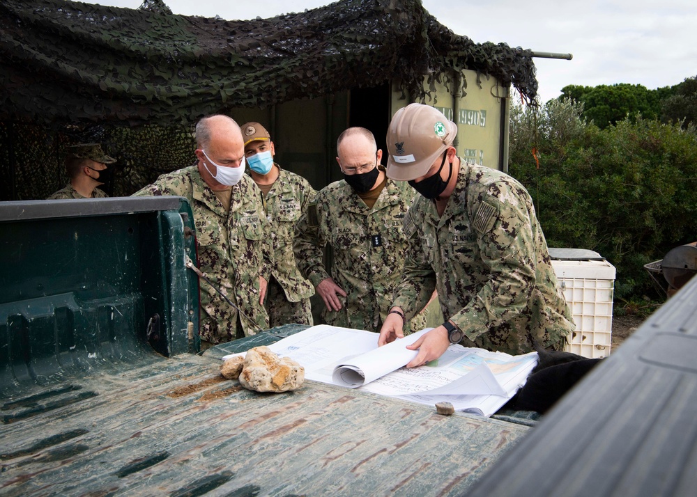Commander, U.S. 6th Fleet Visits NAVSTA Rota, Spain