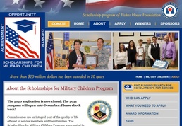 Scholarships for Military Children Program opens Dec. 14 for 2021/22 academic year