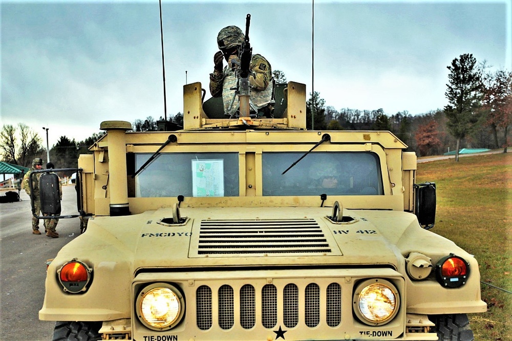Reserve Soldiers train at Fort McCoy for Operation Cactus Gunnery
