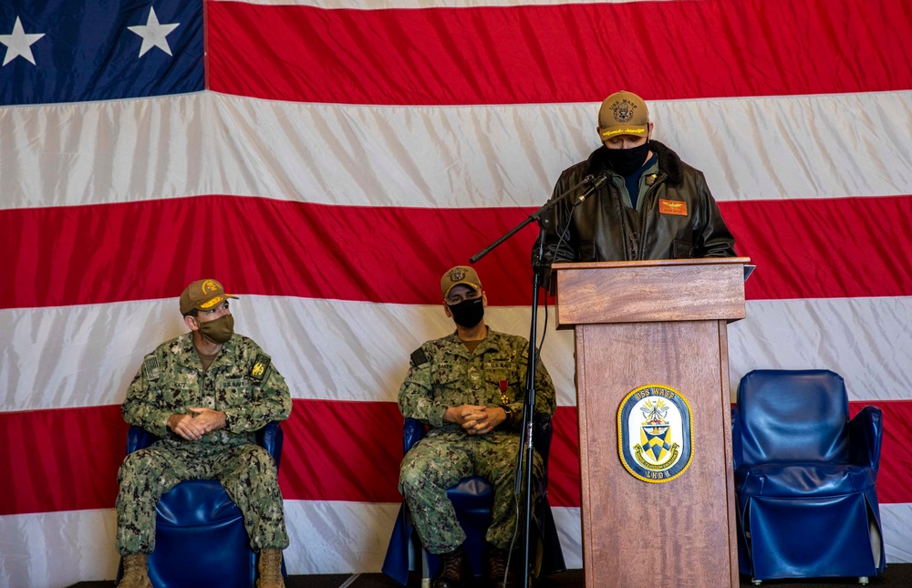 USS Wasp Change of Command