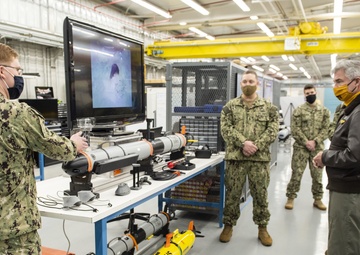 Secretary of the Navy Visits Unmanned Undersea Vehicle Squadron 1