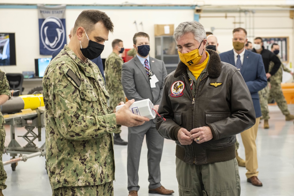 Secretary of the Navy Visits Unmanned Undersea Vehicle Squadron 1