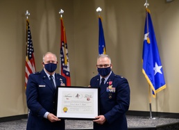 Col. Brett V. Fehrle retires as 188th Medical Group commander.