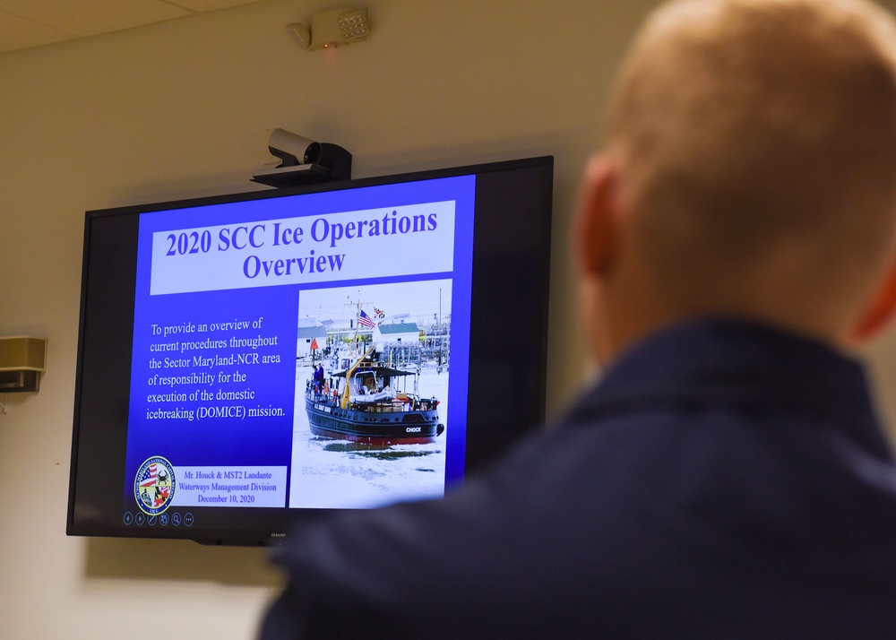 Coast Guard Sector Maryland-National Capital Region conduct ice operations training