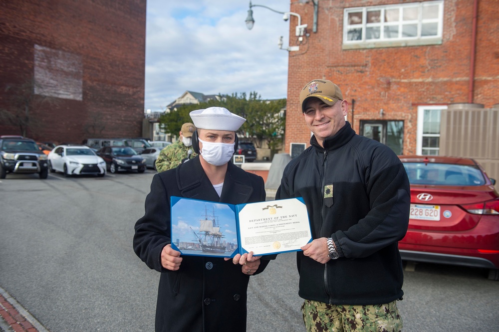 USS Constitution hold command quarters