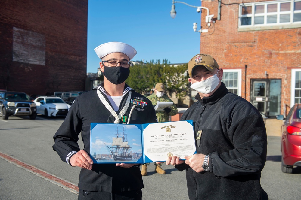 USS Constitution hold command quarters