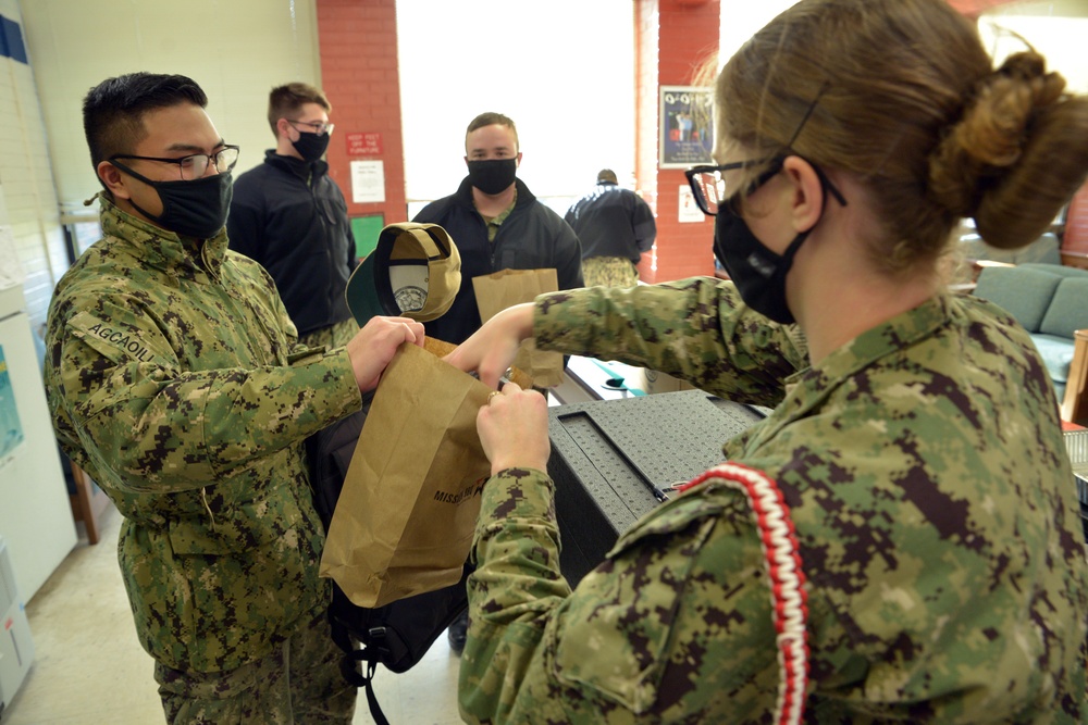 Training Support Center Students Enjoy a Free Lunch From Area Restaurants