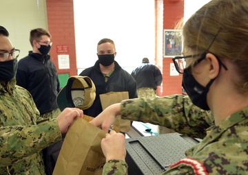 Training Support Center Students Enjoy a Free Lunch From Area Restaurants