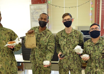 Training Support Center Students Enjoy a Free Lunch From Area Restaurants