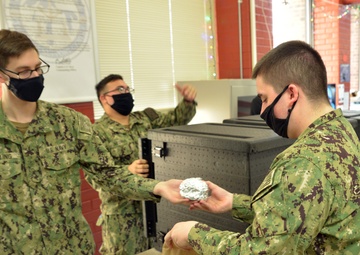 Training Support Center Students Enjoy a Free Lunch From Area Restaurants