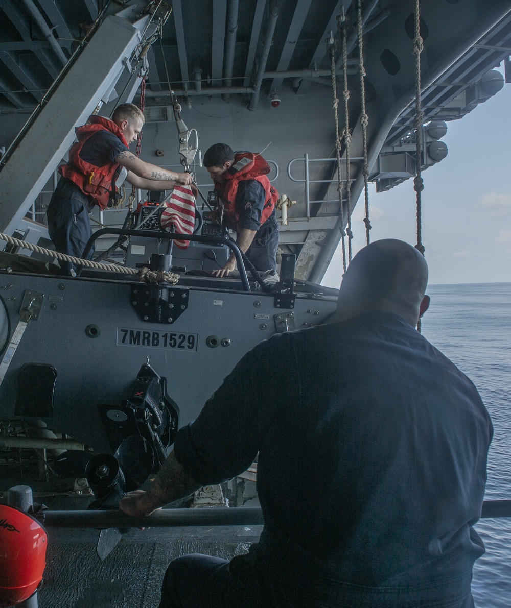 Sailors Recover RHIB