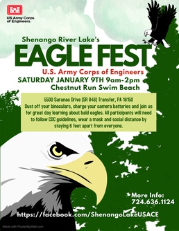 Pittsburgh District to host first annual Eagle Fest at Shenango River Lake