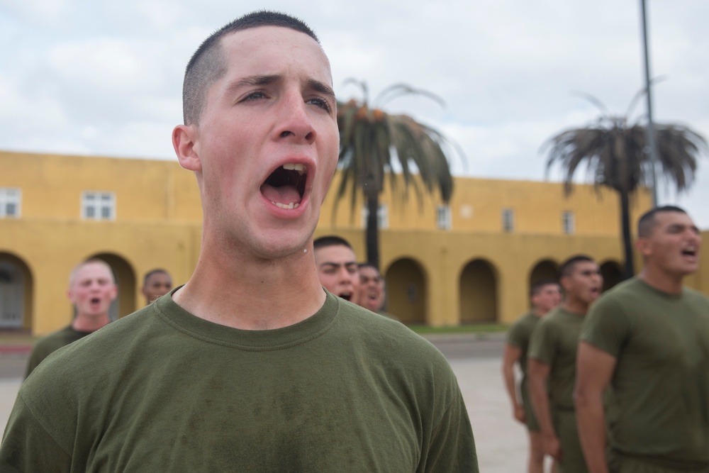 Alpha Company Motivational Run