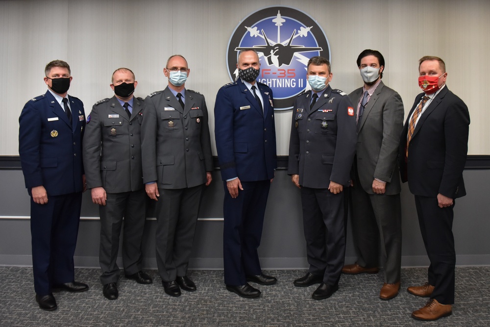 Poland Defense Attaché Visits F-35 Program Office