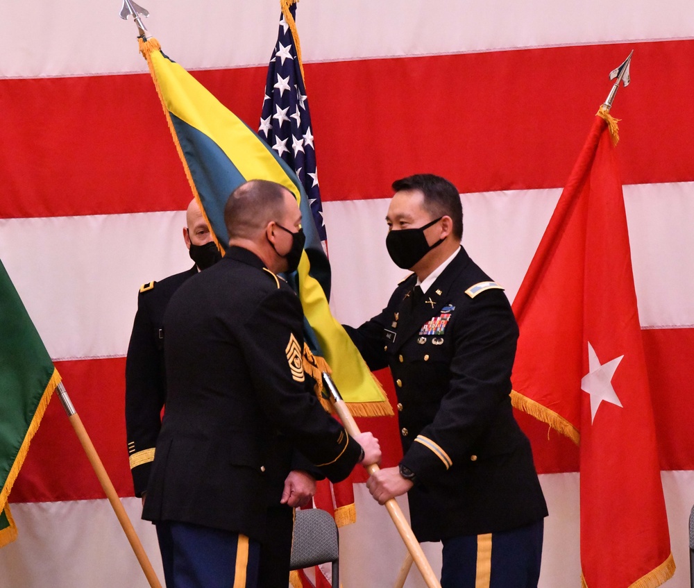 Col. Gerald Dezsofi retirement and change of command