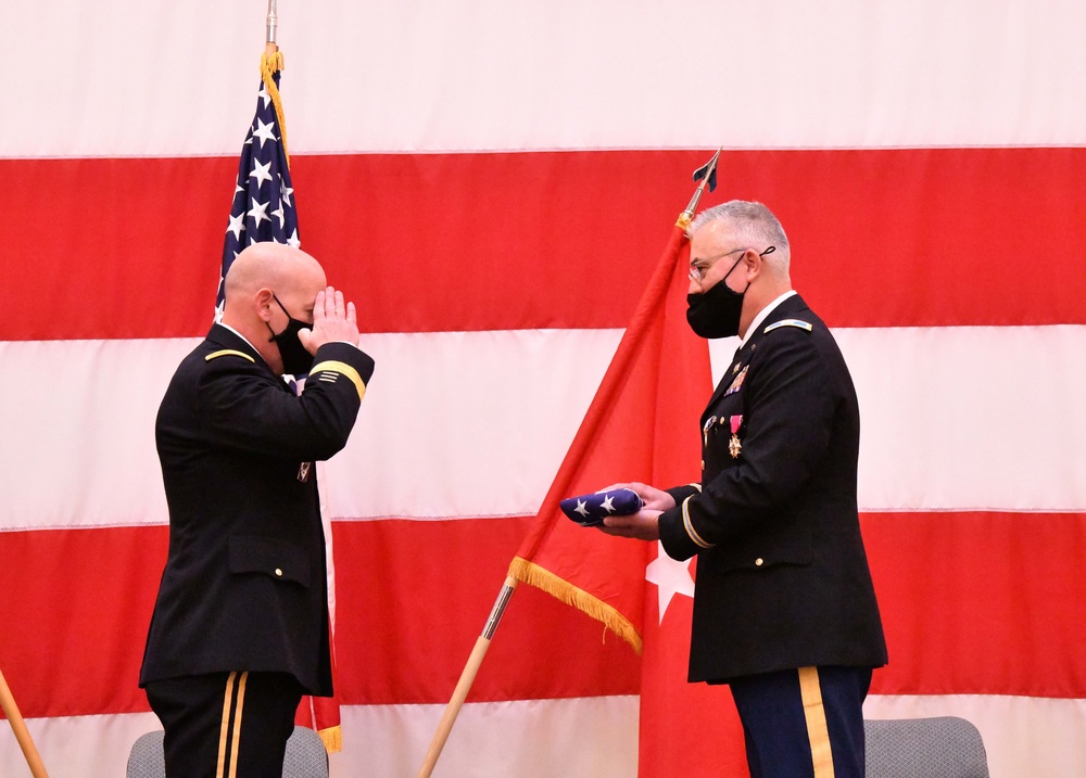 Col. Gerald Dezsofi retirement and change of command