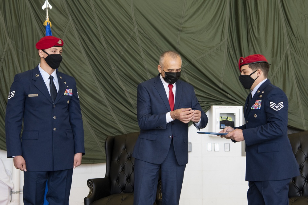 SECAF presents Air Force Cross to Special Tactics Airman