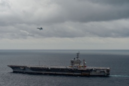 Ike Supports Naval Operations in the Atlantic Ocean