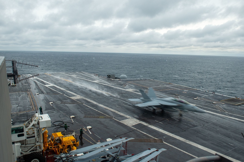 Ike Supports Naval Operations in the Atlantic Ocean