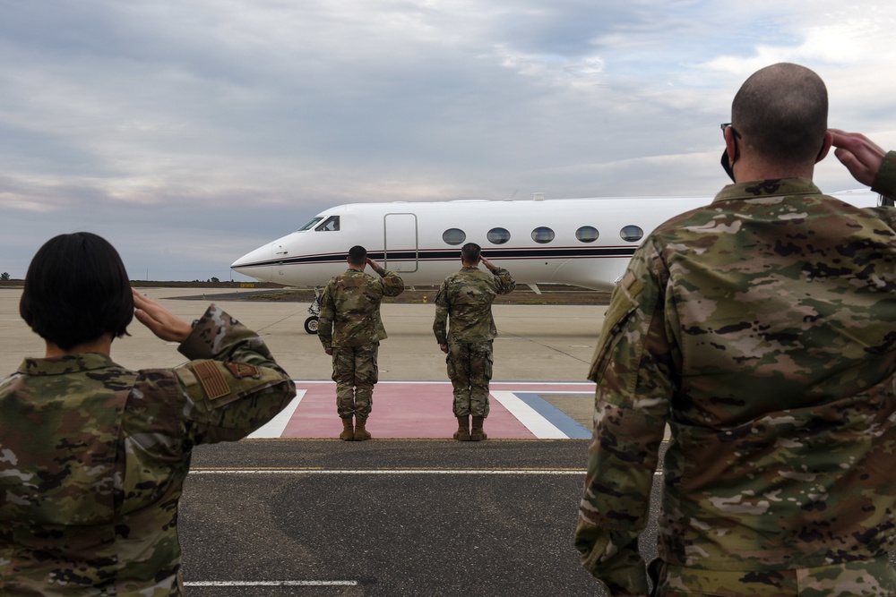 SECNAV Braithwaite visits Vandenberg AFB