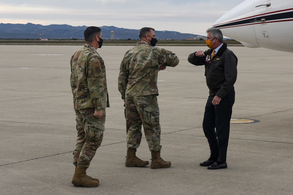 SECNAV Braithwaite visits Vandenberg AFB