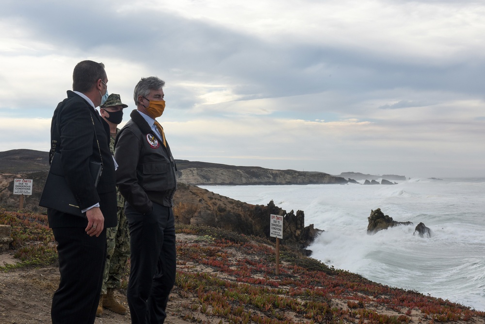 SECNAV Braithwaite visits Vandenberg AFB