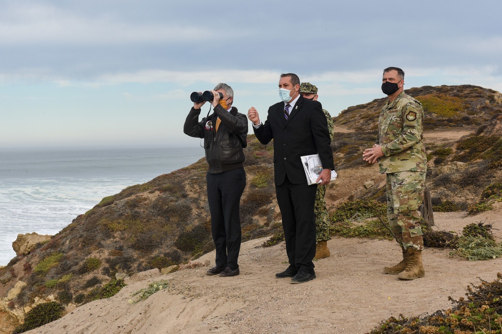 SECNAV Braithwaite visits Vandenberg AFB