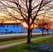 Sunset at Fort McCoy's cantonment area