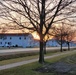 Sunset at Fort McCoy's cantonment area