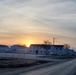 Sunset at Fort McCoy's cantonment area