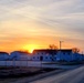 Sunset at Fort McCoy's cantonment area