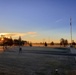December sunrise by the flagpole at Fort McCoy