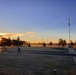 December sunrise by the flagpole at Fort McCoy