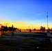 December sunrise by the flagpole at Fort McCoy
